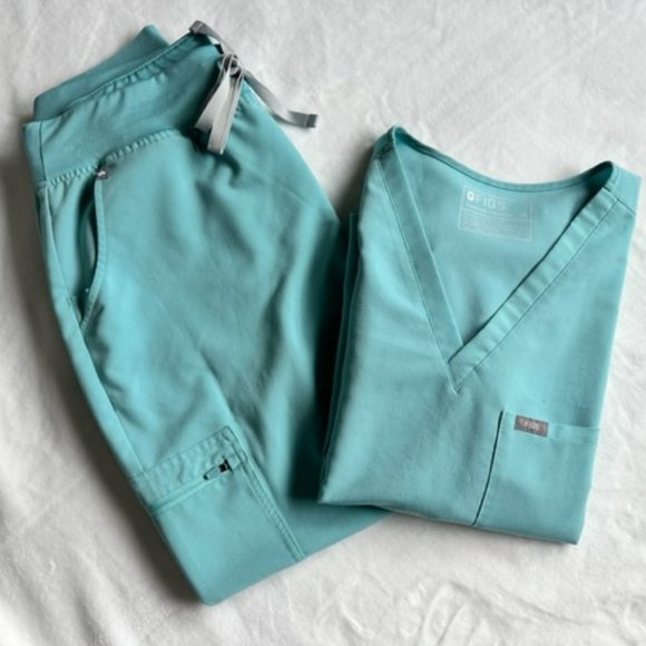 Figs Tops Figs Scrub Set Seaglass Poshmark